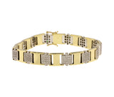 14K Yellow Gold Authentic Diamond Simon G. H Link Bracelet
