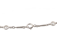 Platinum 1.28cttw. Round Brilliant Diamonds By The Yard Bracelet