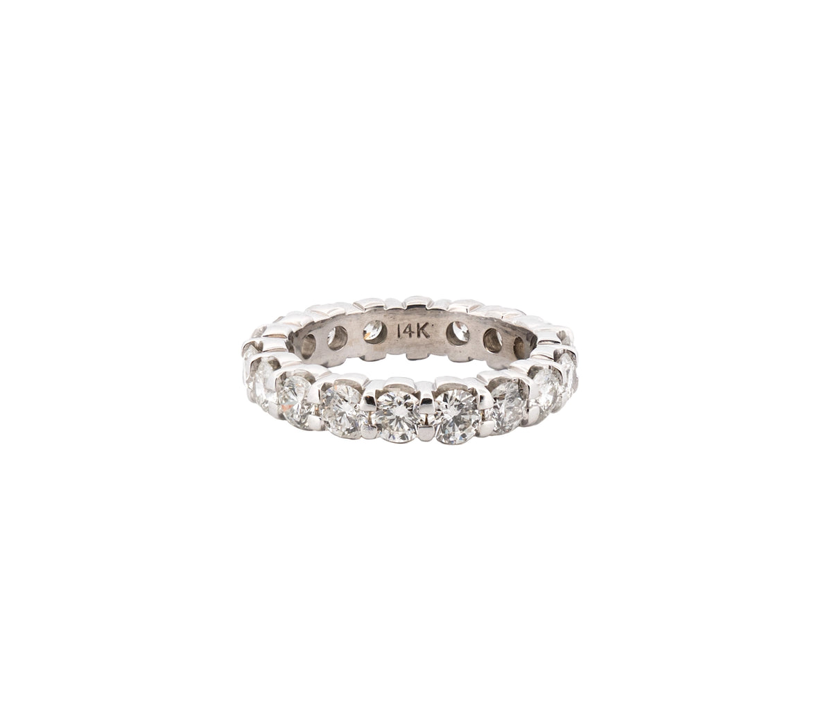 14K Diamond Eternity Ring 2.58cttw.