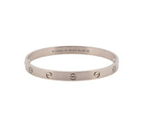 Cartier Love Bracelet 18K White Gold Size 19