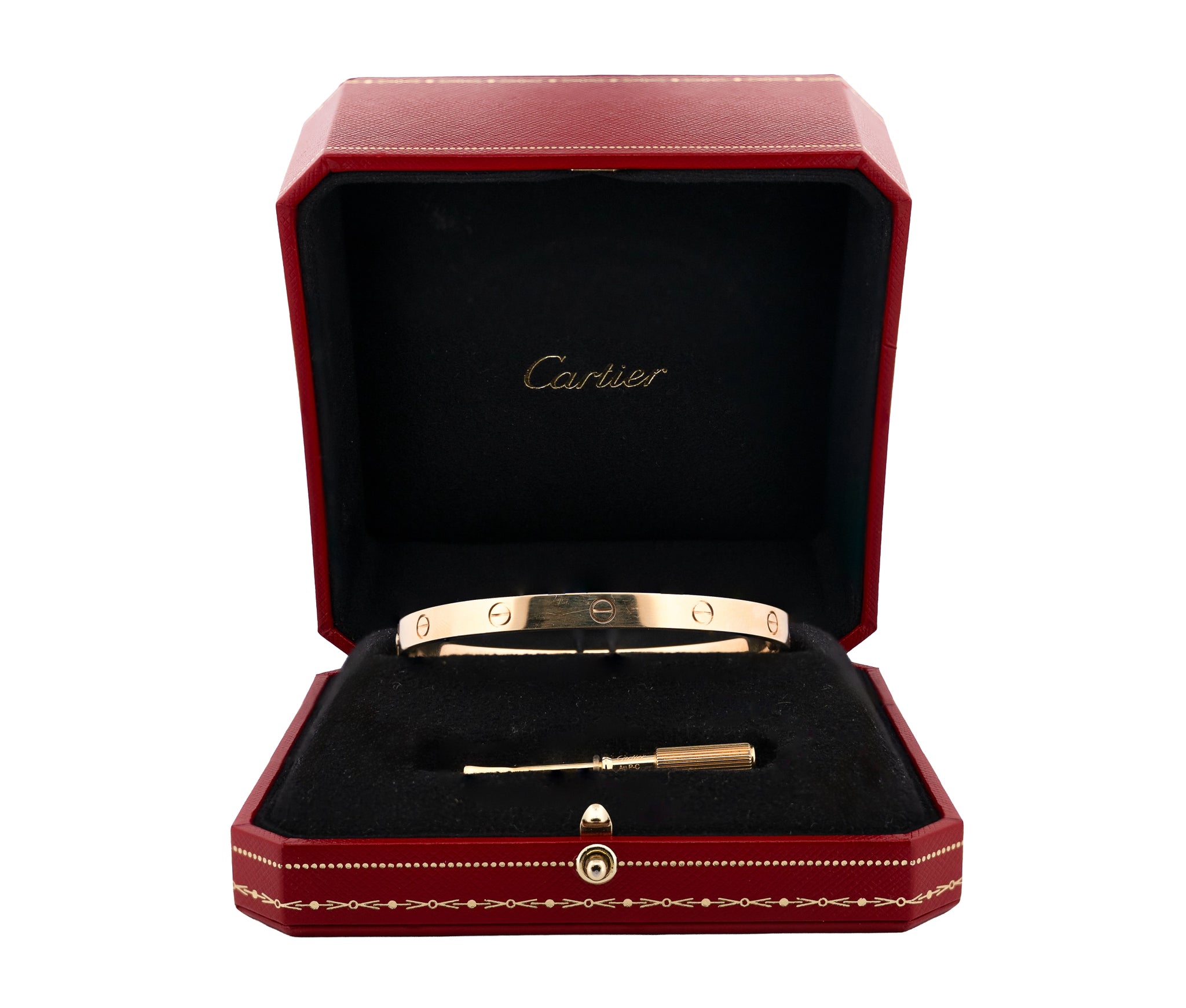Cartier Love Bracelet 18K Yellow Gold Size 21