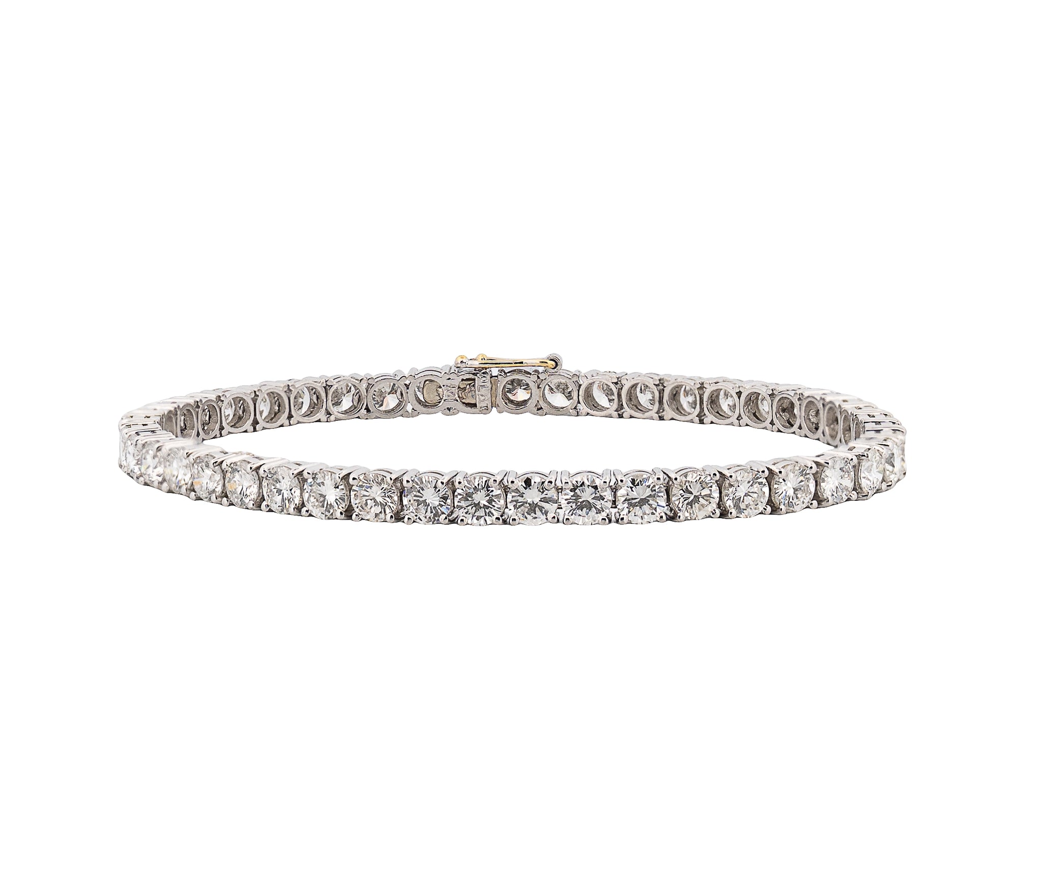 Platinum 7.25cttw. Diamond Tennis Bracelet