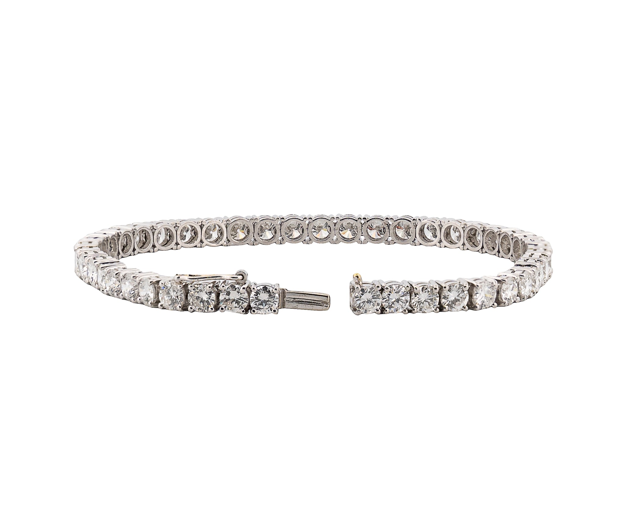 Platinum 7.25cttw. Diamond Tennis Bracelet