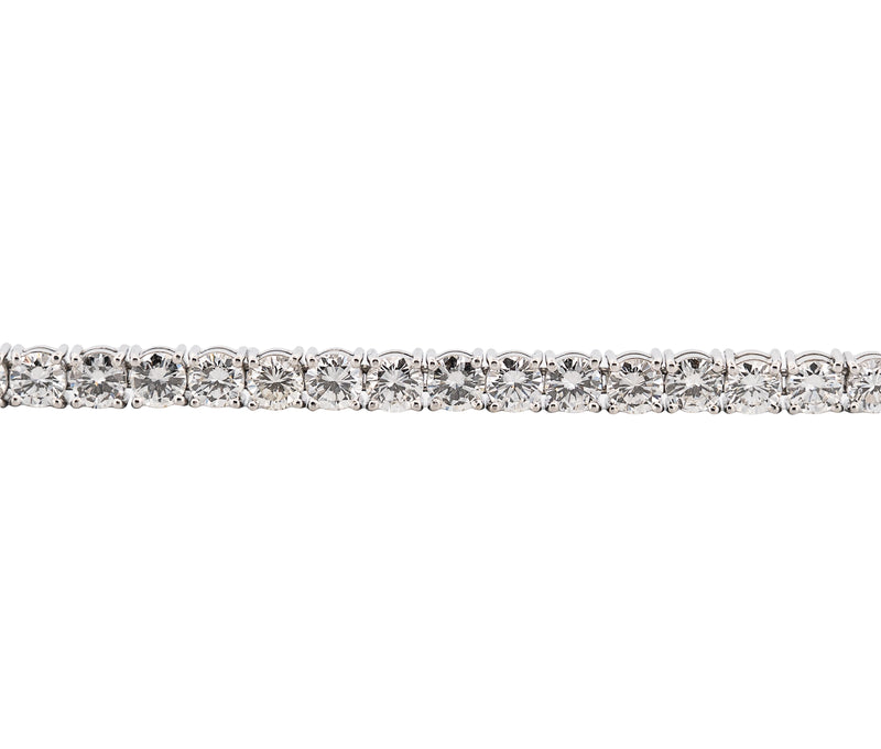 Platinum 7.25cttw. Diamond Tennis Bracelet