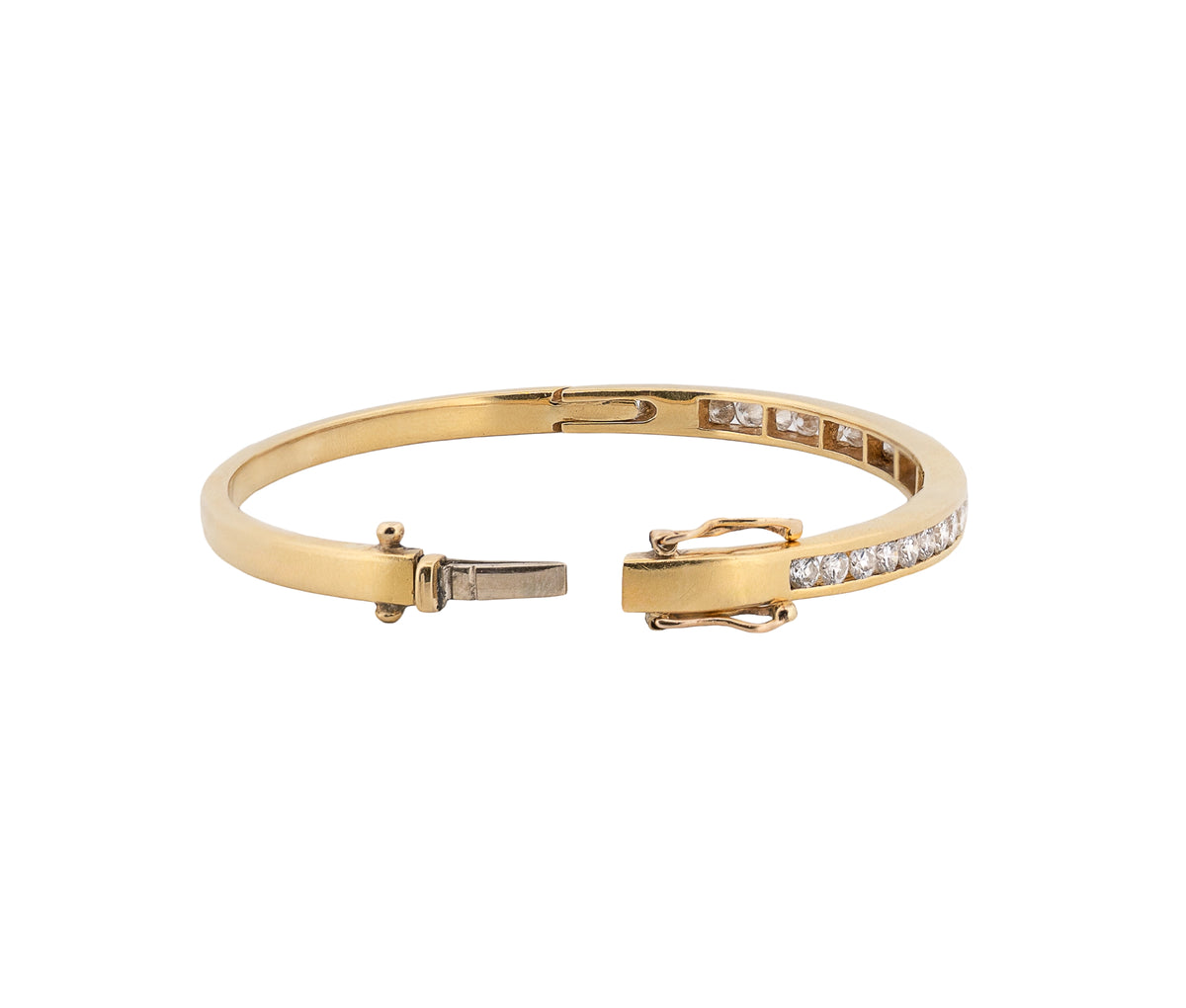18K Yellow Gold Full Diamond Bracelet
