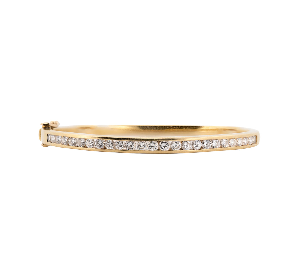18K Yellow Gold Full Diamond Bracelet
