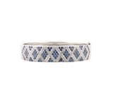 14K White Gold Sapphire & Diamond Bracelet