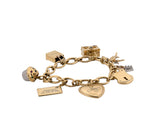 18K Tiffany & Co. Multi Charm Link Bracelet