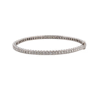 14K White Gold Diamond Tennis Bracelet