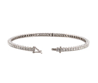 14K White Gold Diamond Tennis Bracelet