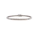 14K White Gold Diamond Tennis Bracelet