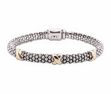 Lagos Three Station X Caviar Bracelet from the Embrace Collection