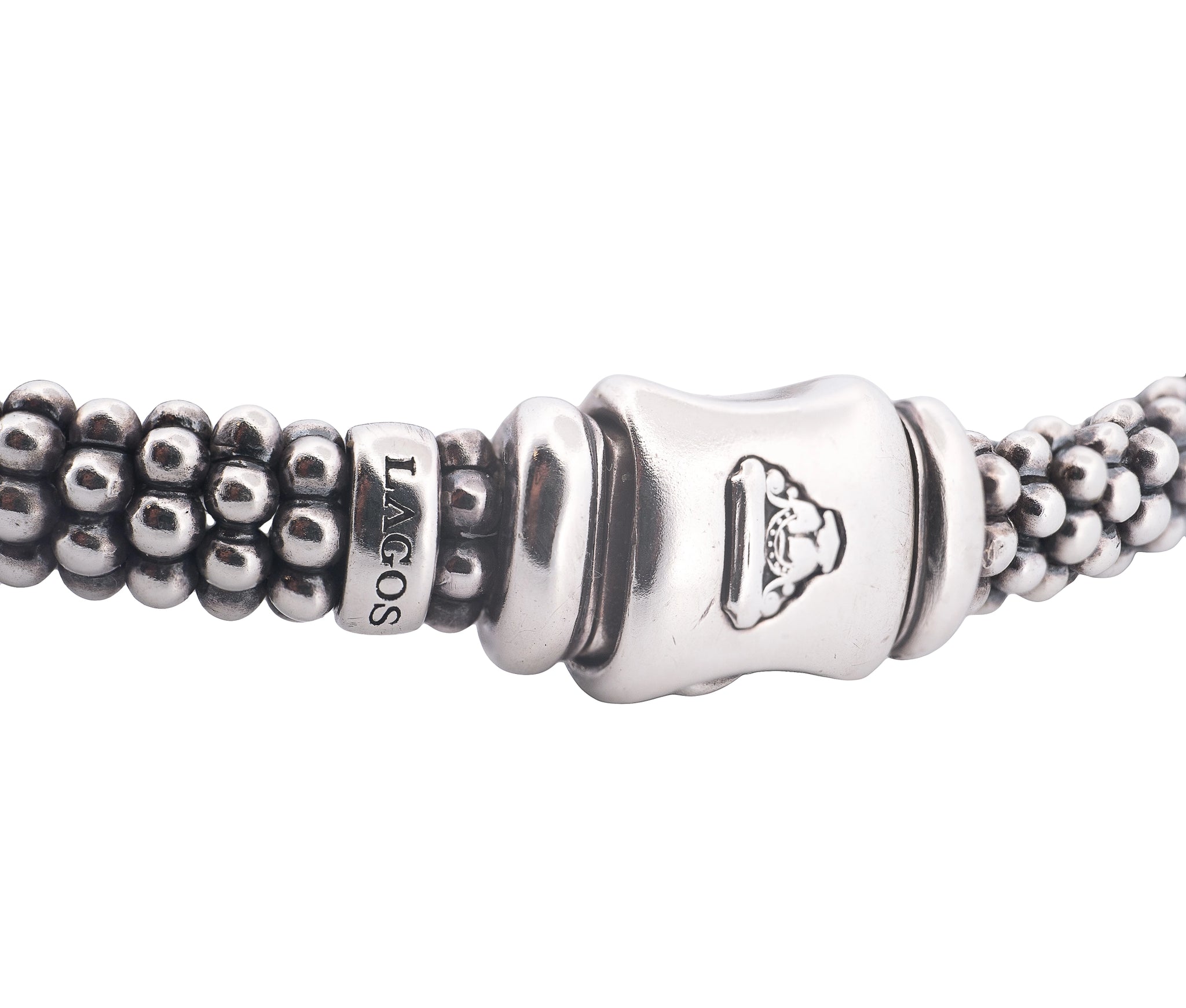 Lagos Three Station X Caviar Bracelet from the Embrace Collection