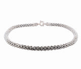 Lagos Caviar Signature Sterling Silver Beaded Necklace 7mm