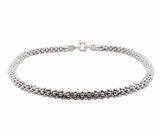 Lagos Caviar Signature Sterling Silver Beaded Necklace 7mm