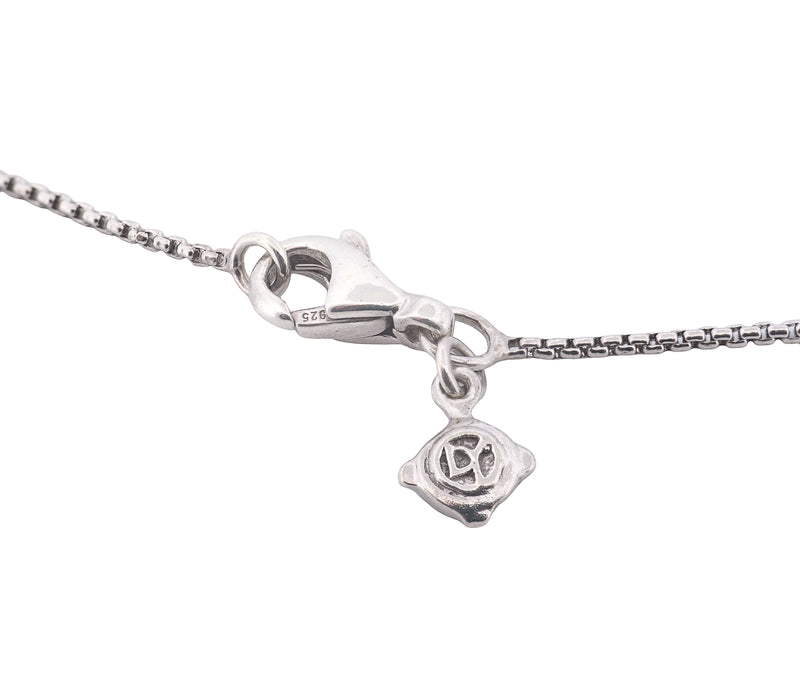 David Yurman Sterling Silver Diamond Necklace