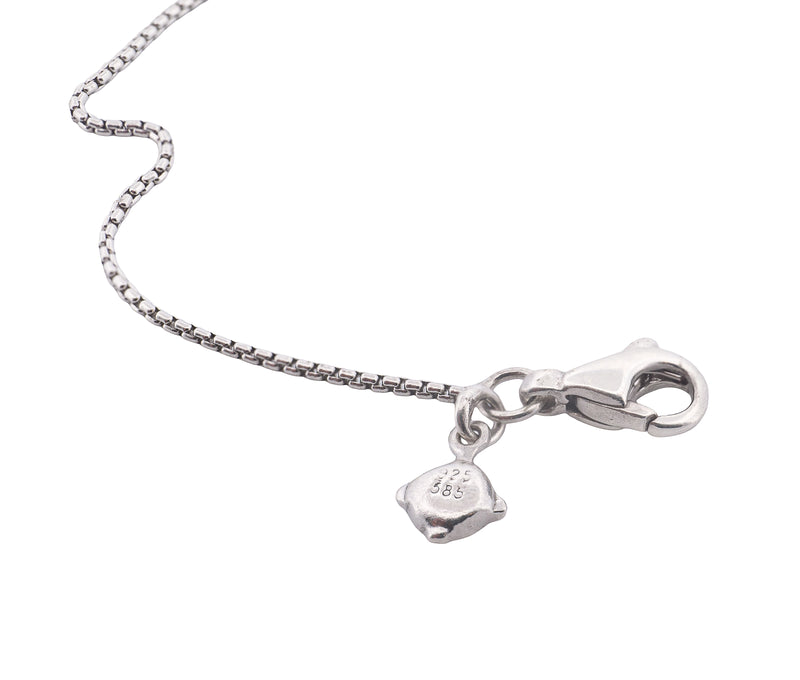 David Yurman Sterling Silver Diamond Necklace