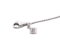 David Yurman Sterling Silver Diamond Necklace
