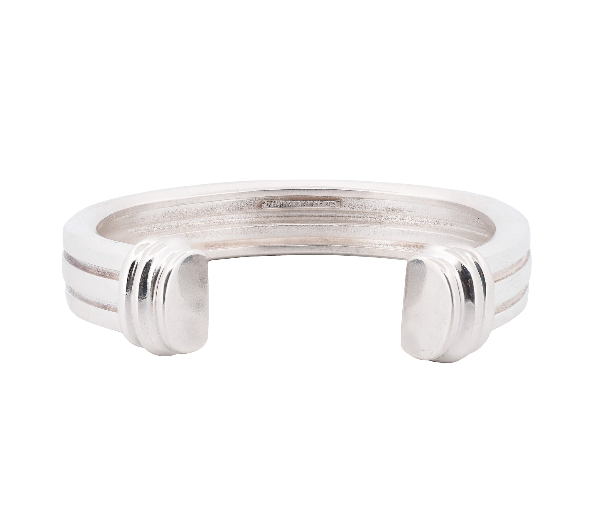 Tiffany & Co Sterling Silver 925 Atlas Groove Cuff Bracelet