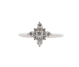 Tiffany & Co. Platinum Diamond Starburst Ring