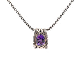 Effy Sterling Silver Amethyst Gemstone Necklace