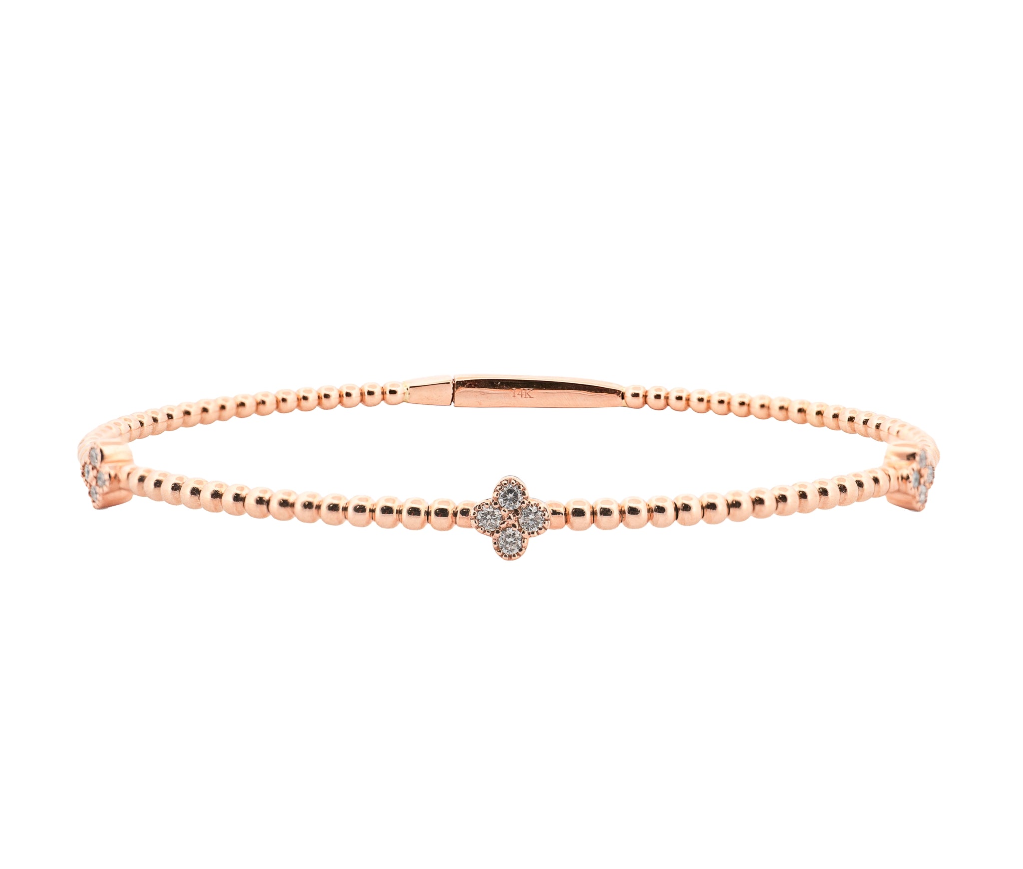 14K Diamond Gold Bracelets
