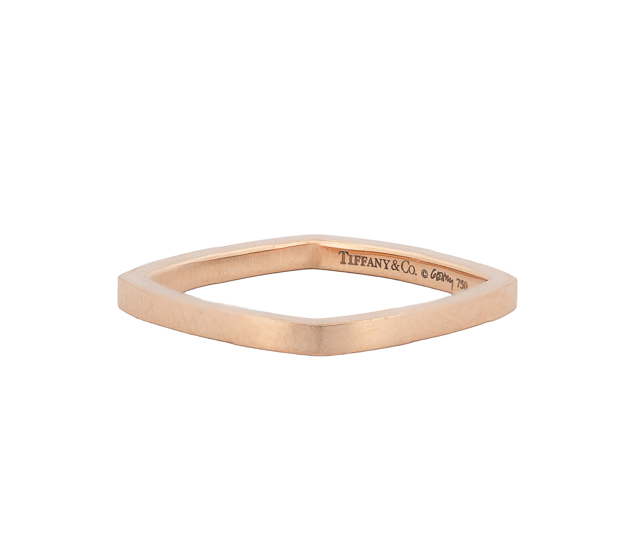 18K Yellow Gold Tiffany Band
