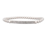 14K White Gold Diamond Bracelet