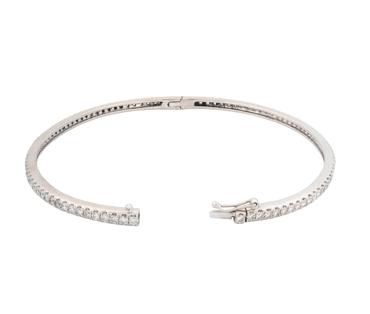 18K White Gold Diamond Bracelet