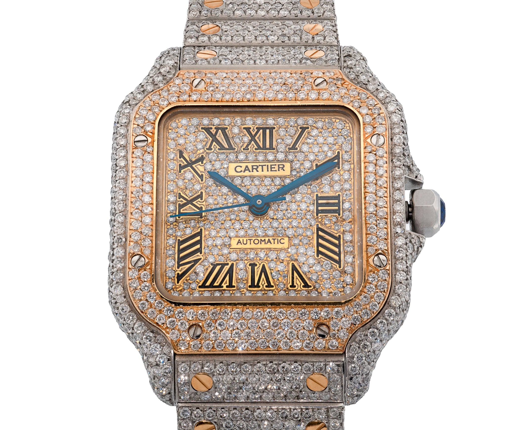 Cartier Santos Diamond 35mm