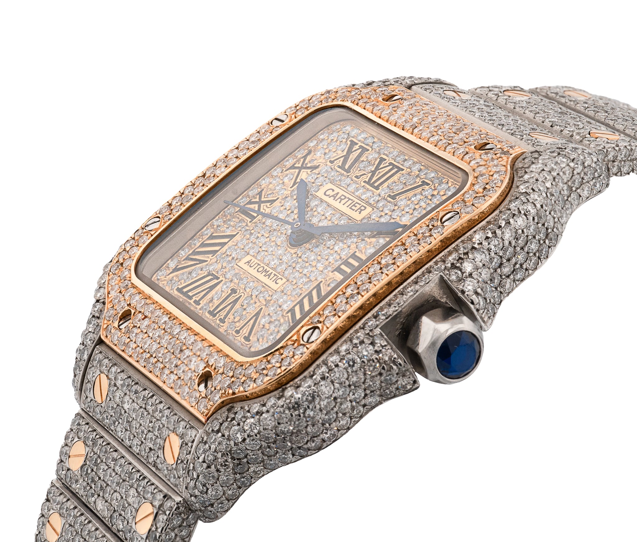 Cartier Santos Diamond 35mm