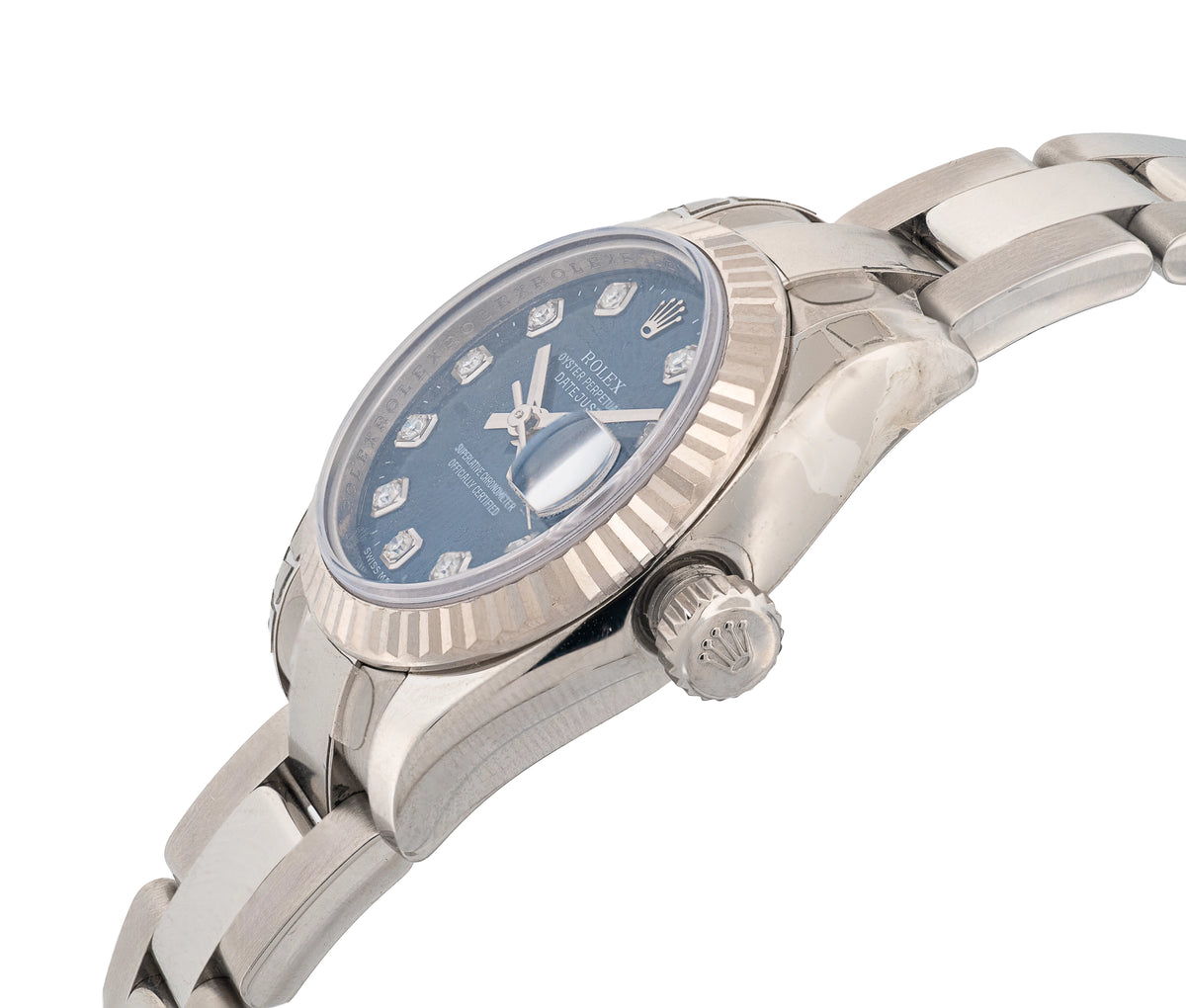 Rolex Datejust 26mm Stainless Steel Blue Diamond Dial