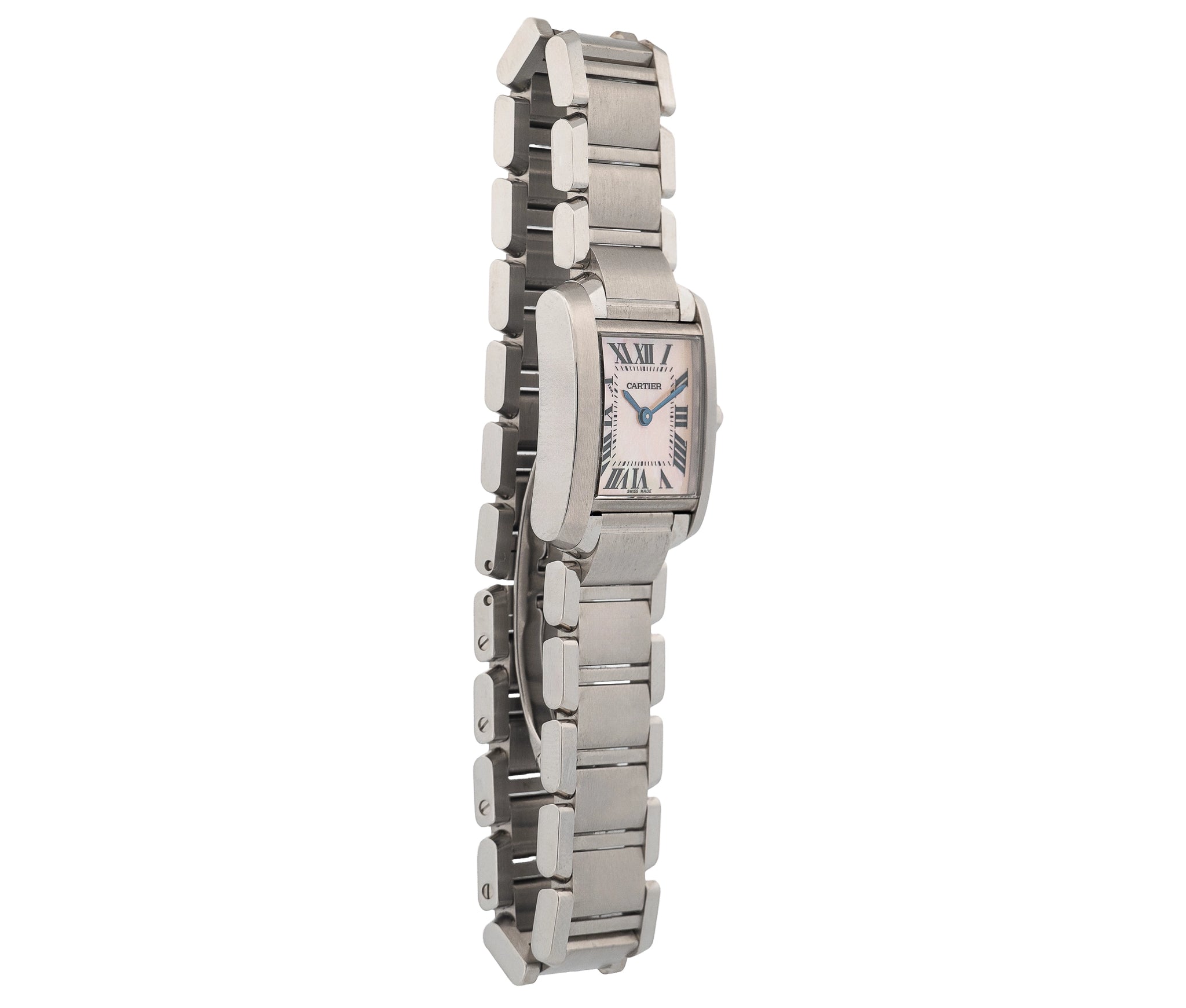 Cartier Stainless Steel Tank Francaise
