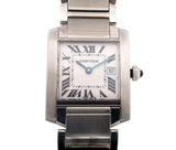 Cartier Mid-Size Stainless Steel Tank Francaise