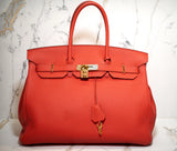 Hermes Togo BIRKIN 35 Capucine