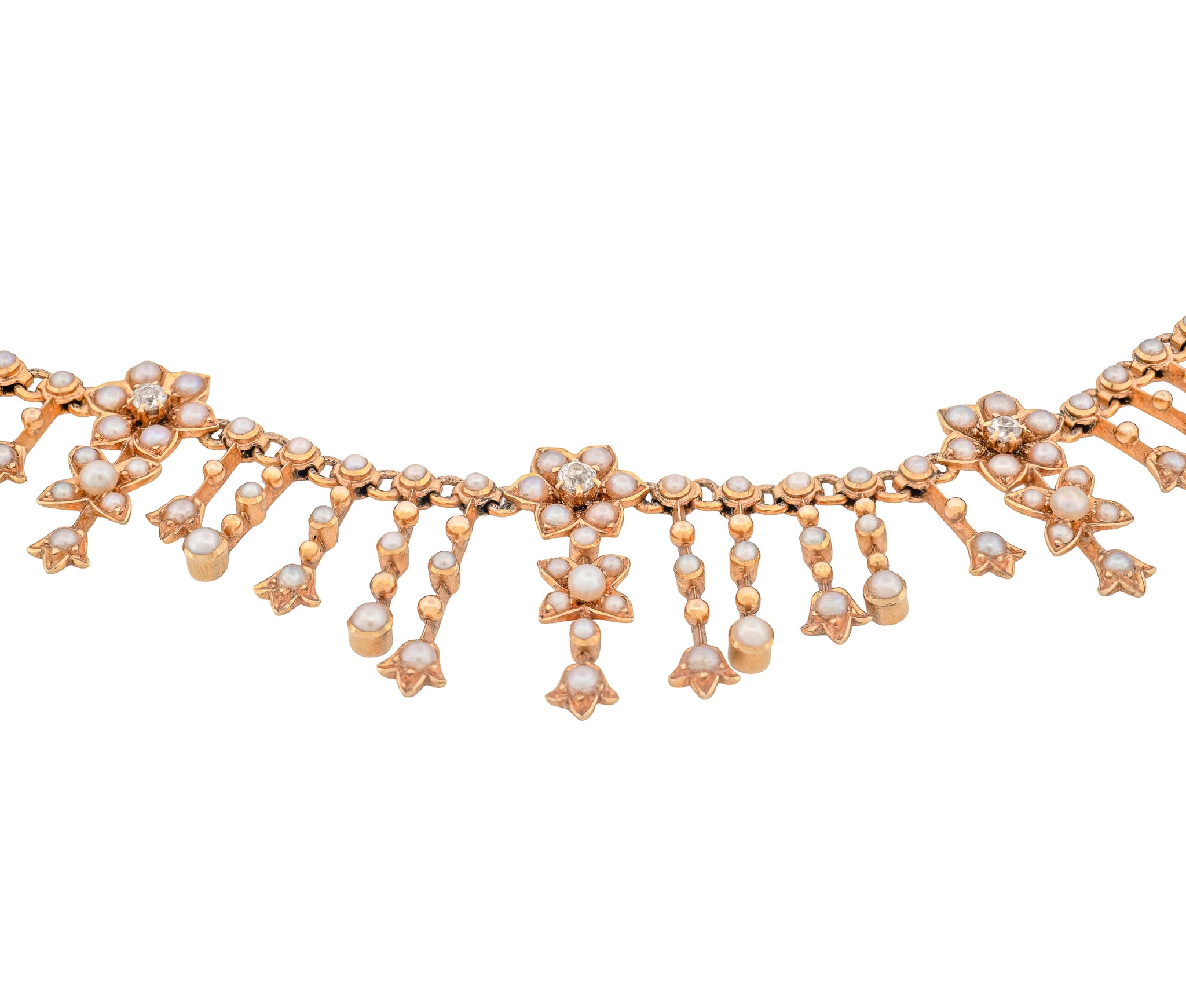 14KT Yellow Gold Victorian Necklace