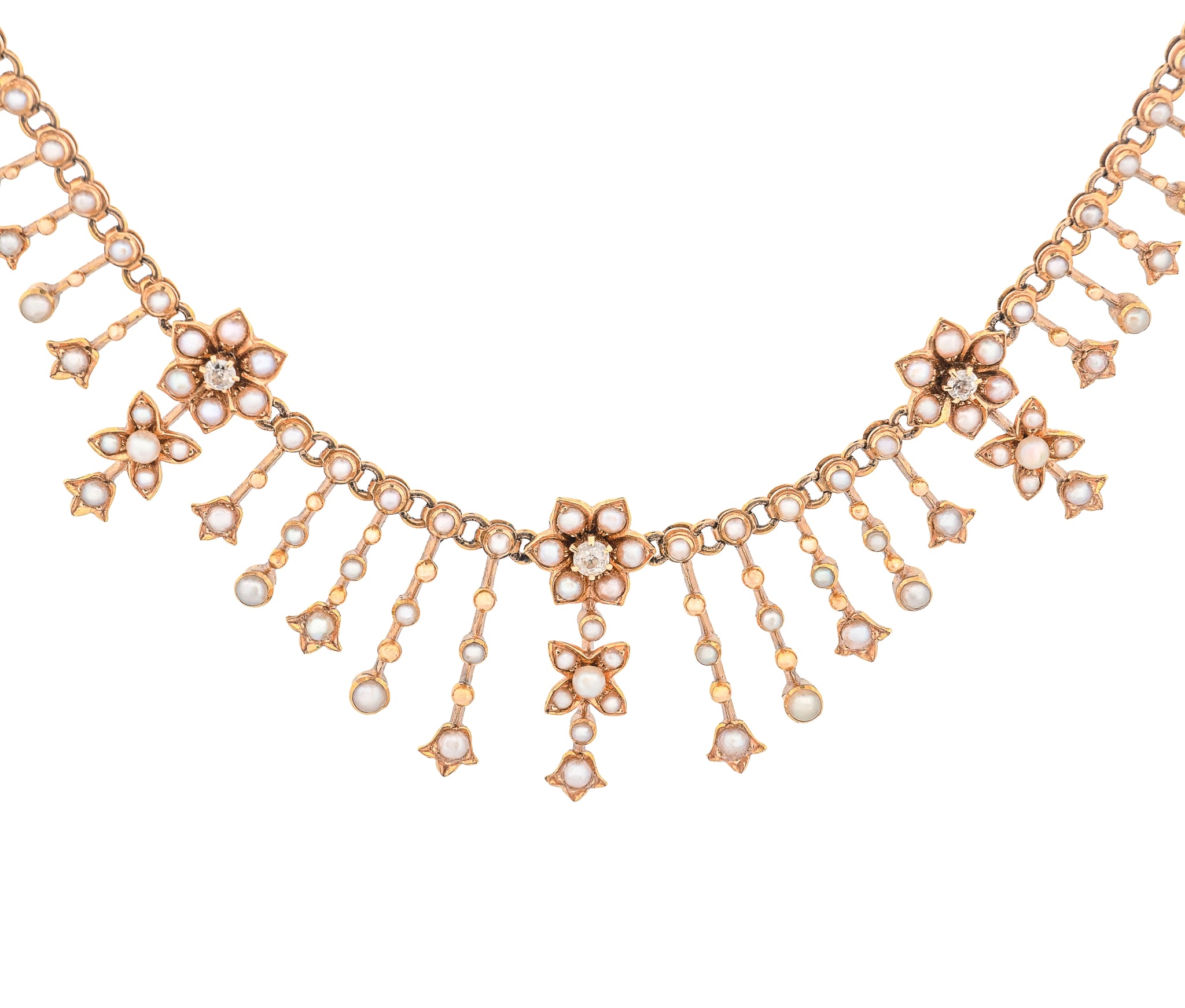 14KT Yellow Gold Victorian Necklace