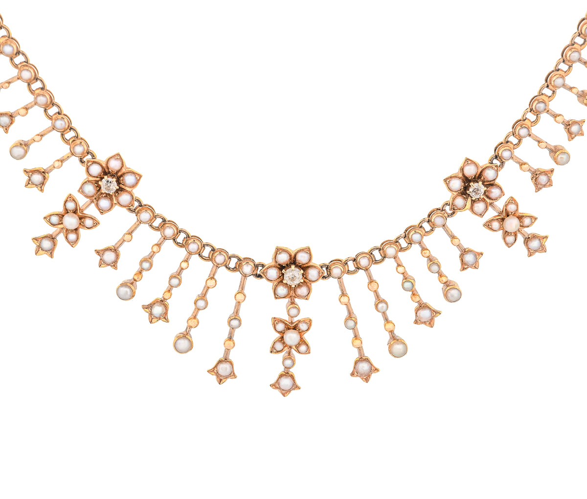 14KT Yellow Gold Victorian Necklace