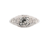 Antique Platinum Diamond Ring
