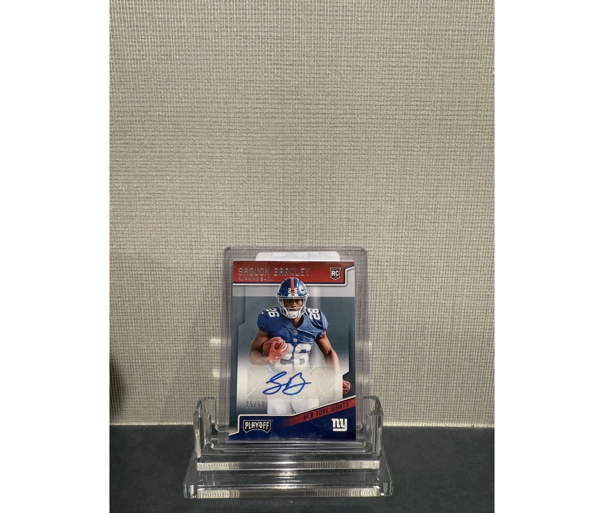 2018 Panini Playoff - Rookie Auto Saquon Barkley #201 25/50