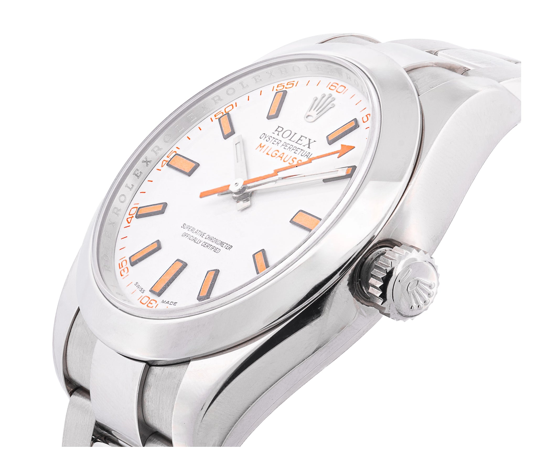 Rolex Milgauss White Dial 40mm