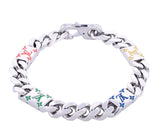 Louis Vuitton Mosaic Chain Bracelet