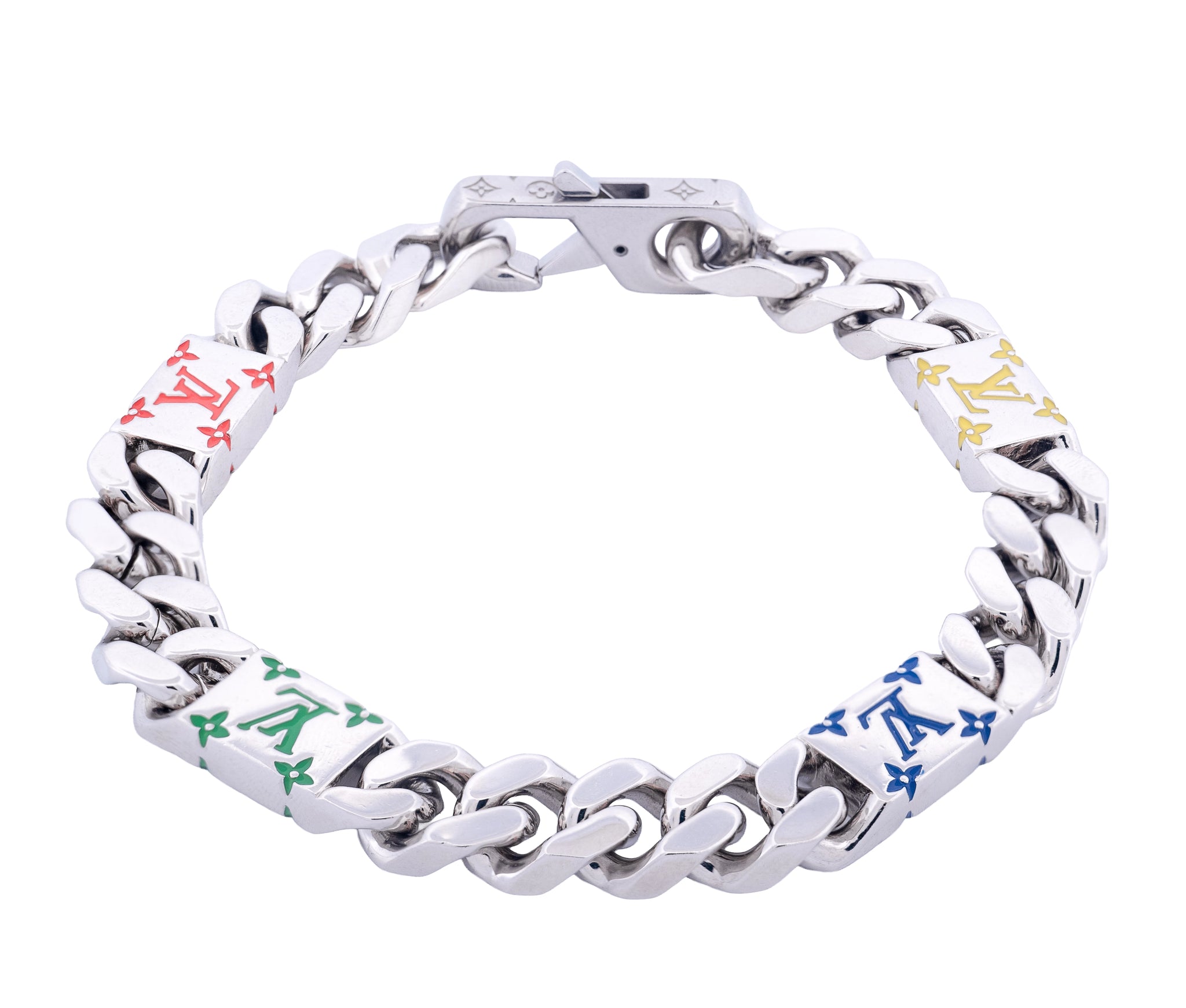 Louis Vuitton Mosaic Chain Bracelet