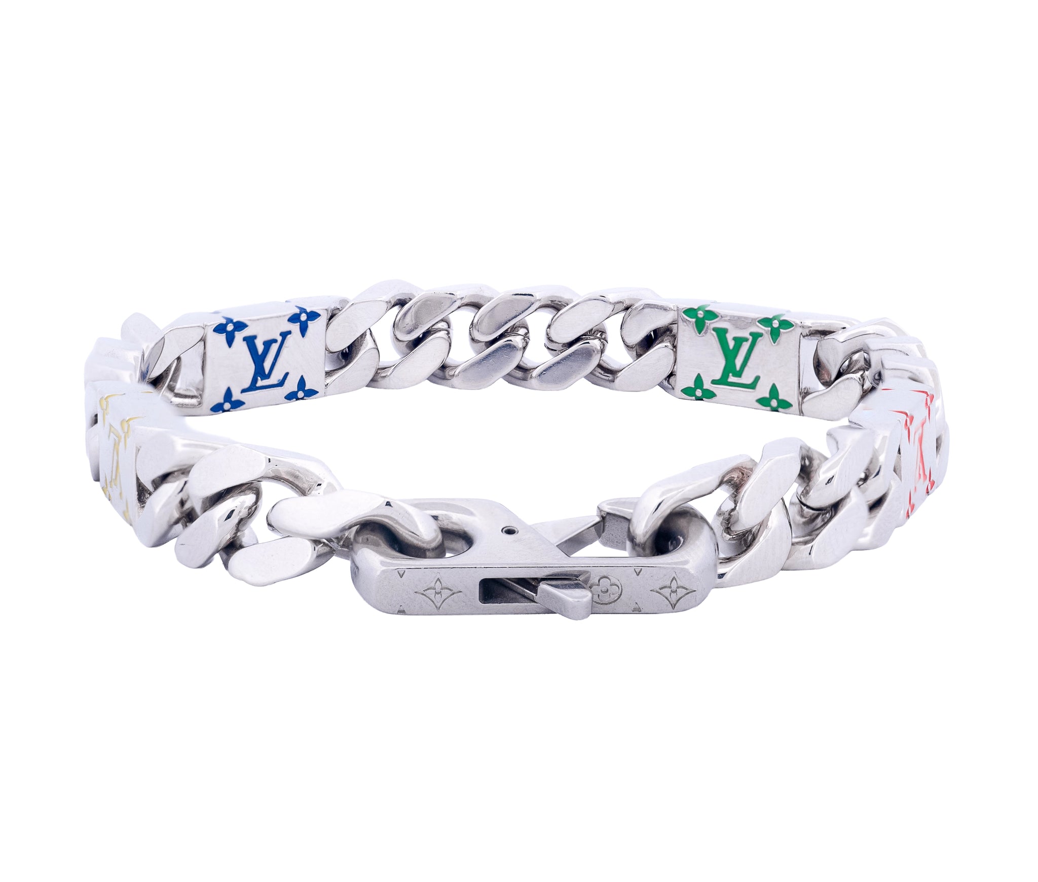 Louis Vuitton Mosaic Chain Bracelet