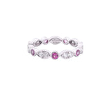 Tiffany Band Platinum 0.47ct CTW Round Natural Diamonds