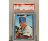 1967 Topps John Werhas PSA 8