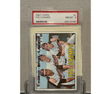 1967 Topps "The Champs" Frank Robinson/Brooks Robinson/Hank Bauer PSA 8