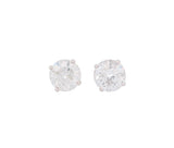 Round Brilliant  CTW Other 0 I I2 GIA Diamond Studs 14K White Gold