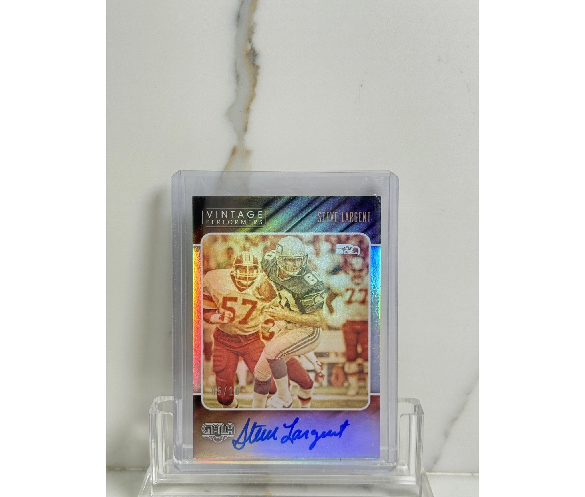 2016 Panini Gala Vintage Performers Signatures Steve Largent 05/10