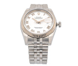 Rolex Datejust White Roman Dial 36mm